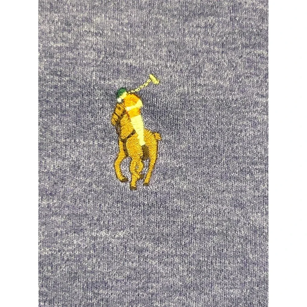 Polo Ralph Lauren Polo Mens 2XB Purple Classic Short‎ Sleeve Flesh Pony